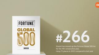 Xiaomi urcă în topul Fortune Global 500 pentru al 4-lea an consecutiv, avans de 72 de locuri față de anul trecut