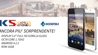 Komu K5 Octa, smartphone octa core din Italia, la prețul de 300 de euro