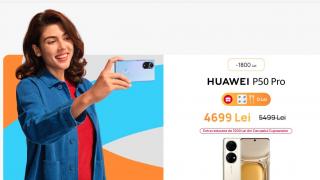 Huawei Back to School continuă cu reduceri de până la 50% la smartphone-uri: P50 Pro, P50 Pocket cu reduceri, bonusuri