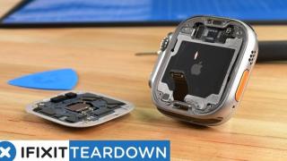 Noul Apple Watch Ultra e disecat în fața camerei! Pare destul de greu de reparat