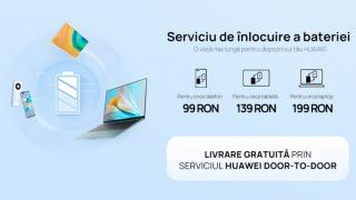 Campania „O viață mai lungă pentru dispozitivul tău HUAWEI” aduce un cost fix pentru înlocuirea bateriei în funcție de device-ul deținut (telefon, tabletă, laptop)