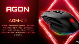 AGON by AOC a lansat mouse-ul de gaming AGM600, destinat pasionaţilor de esports