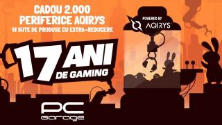 PC Garage aniversează azi 17 ani! Retailerul „face cinste” cu extra reduceri și cadouri în funcție de valoarea comenzii tale