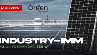Portofoliul Allview Industry - IMM este completat de noul panou fotovoltaic industrial de 550 W