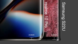 realme 10 Pro vine cu design super-slim și display AMOLED curbat în stilul lui Galaxy S22 Ultra