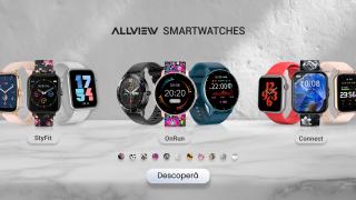 Allview anunță noile smartwatch-uri StyFit, OnRun și Connect; Avem 8 purtabile la număr, cu ecran rotund/dreptunghiular și extra personalizare 