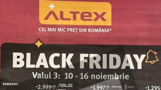 Ce produse noi intră în catalogul ALTEX de Black Friday? Catalogul pentru valul 3 de reduceri (10-16 noiembrie) e aici!
