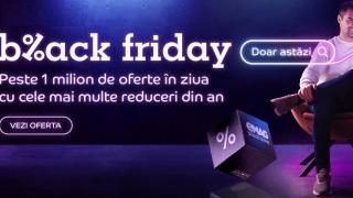 eMAG Black Friday la 10 ore de la start: 1.8 milioane de produse comandate, în valoare de peste 521 de milioane de lei