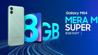 Galaxy M04 este cel mai nou smartphone din portofoliul Samsung! E accesibil, are baterie de 5000 mAh și CPU Helio P35