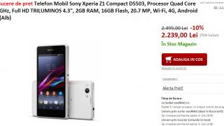 evoMAG.ro aduce prețuri speciale pentru smartphone-urile Xperia Z1 Compact și LG G2 prin campania Black Easter