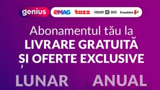 eMAG introduce abonamentul lunar Genius, cu aceleași beneficii de transport gratuit incluse; Cât costă?
