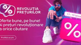 A început Revoluția Prețurilor pe eMAG, cu discounturi atractive în perioada 17-19 ianuarie; Galaxy A52s la ofertă, cel mai ieftin Smart TV Mini-LED, laptop de gaming sub 3000 lei