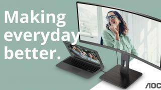 AOC lansează seria de monitoare profesionale P3; Variante de 24, 27, 34 inch, cu port USB-C, camere web integrate și difuzoare stereo