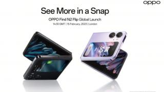 OPPO Find N2 Flip se va lansa global pe 15 februarie; Ce ne aduce pliabilul?