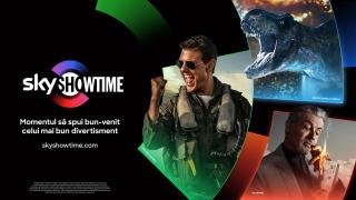 SkyShowtime este disponibil oficial în România și vine cu ofertă de nerefuzat, cu 50% reducere în fiecare lună, pe viață!