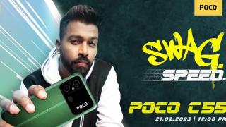 POCO C55 apare în noi materiale teaser ce confirmă design-ul tip jeans și data de lansare