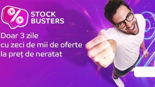 Stock Busters la eMAG în perioada 21 - 23 februarie; Ce gadget-uri cumpărăm? Laptopuri, PC-uri, telefoane și tablete