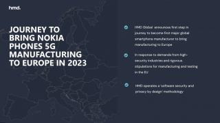 Telefoanele Nokia vor fi produse în Europa de către HMD începând cu acest an