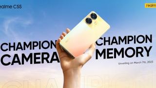 realme C55 va debuta oficial pe 7 martie, cu încărcare rapidă, design elegant și Dynamic Island în stilul celui inclus pe iPhone 14 Pro