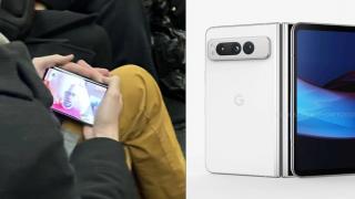Un presupus prototip Google Pixel Fold își face apariția în fotografii, mânuit de un angajat al companiei; Cum arată?