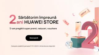 Ce a pregătit HUAWEI Store la aniversare sa de 2 ani? Oferte speciale, extra reduceri, ba chiar și un HUAWEI Mate 50 Pro ca premiu 