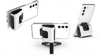 Samsung lansează un accesoriu "Camera Grip" cu buton shutter pentru Galaxy S23, plus un trepied modular