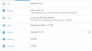 Sony Xperia D2403 Își dezvăluie specificațiile prin intermediul testului benchmark GFXBench