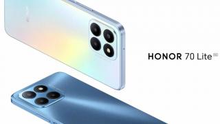Honor 70 Lite 5G sosește cu dotări mid-range și are ecran de 6.5 inch cu rată de refresh de 90Hz