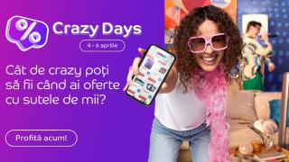 Crazy Days a început la eMAG, cu reduceri la o varietate de produse până pe 6 aprilie; Ce găsim în ofertă?