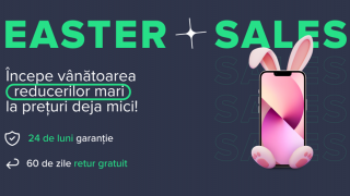 Flip a dat startul reducerilor de Paște și plusează cu 24 de luni de garanție și 60 zile drept de retur; Ce smartphone alegi?