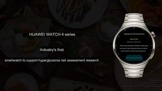 Huawei Watch 4 va fi capabil să monitorizeze glicemia utilizatorului