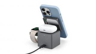 Anker lansează un adaptor Cube 3 în 1 ce oferă suport MagSafe; Îți încarcă iPhone-ul, căștile și Apple Watch-ul