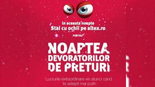 Altex pornește "Noaptea devoratorilor de prețuri" diseară; Așteptați-vă la reduceri și oferte speciale!