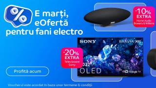 Azi îți cumperi televizorul OLED mult visat cu 20% extra reducere de la eMAG + discount-uri speciale pentru boxe high-end
