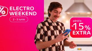 Start Electro Weekend la eMAG, cu până la 15% extra-discount la Smart TV-uri, electrocasnice, gadget-uri, laptopuri; Ce avem în ofertă?