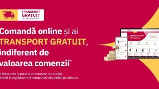 Transport gratuit oferit de Altex pentru comenzile plasate online, indiferent de valoare; Ce produse sunt vizate?