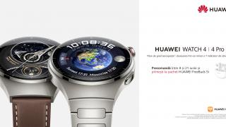 Ceasurile HUAWEI Watch 4 și Watch 4 Pro sunt disponibile local alături de o pereche de căști cadou și extra reducere