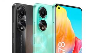 OPPO A78 4G are designul şi specificaţiile dezvăluite; Telefon de buget, cu corp unibody, cameră de 50 MP