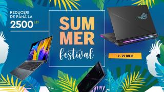 ASUS Summer Festival are loc în perioada 7-27 iulie și vine cu reduceri generoase la laptopuri și telefoane de gaming ROG; Ce avem în ofertă?