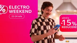 Electro Weekend a revenit la eMAG în perioada 22-24 iulie, cu laptopuri puternice, smartwatch-uri și telefoane, smart TV-uri, electrocasnice mari și mici cu extra-discount