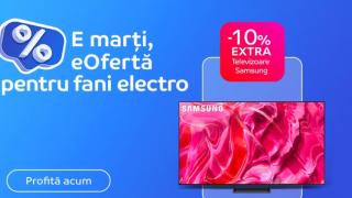 Samsung sau Sony? Astăzi îți cumperi televizorul OLED mult dorit cu 10% extra reducere de la eMAG + alte oferte speciale