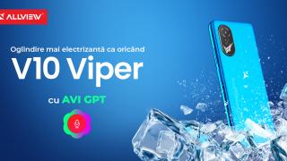 Allview lansează telefonul Viper V10, model accesibil ce aduce la îndemâna utilizatorilor asistentul vocal în limba română AVI ChatGPT