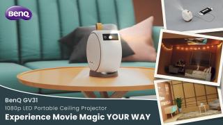 Noile proiectoare BenQ oferă imagini Full HD pe tavan, au Android TV şi Netflix