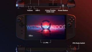 Lenovo Legion Go are dotări de ASUS ROG Ally: procesor Ryzen Z1 Extreme, mult RAM
