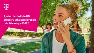 De astăzi și utilizatorii de cartele preplătite TELEKOM beneficiază de serviciul VoLTE, fără costuri suplimentare