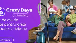 eMAG Crazy Days vine cu sute de mii de oferte: laptop pentru facultate 2023, Galaxy S22 la reducere