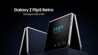 Samsung anunță ediția Galaxy Z Flip5 Retro, inspirată de modelul Samsung E700 din 2003; Ce aduce la pachet?