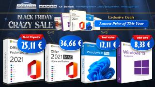 Cele mai bune oferte din acest an pe GoDeal24 le găsești de Black Friday! Licențe Windows și Office cu super discount