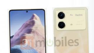 Redmi Note 13R Pro apare în imagini, un nou telefon mid-range, auriu și cu muchii înguste pentru ecran