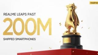realme sărbătoreşte 200 de milioane de telefoane livrate, intră în top 5 producători smartphone